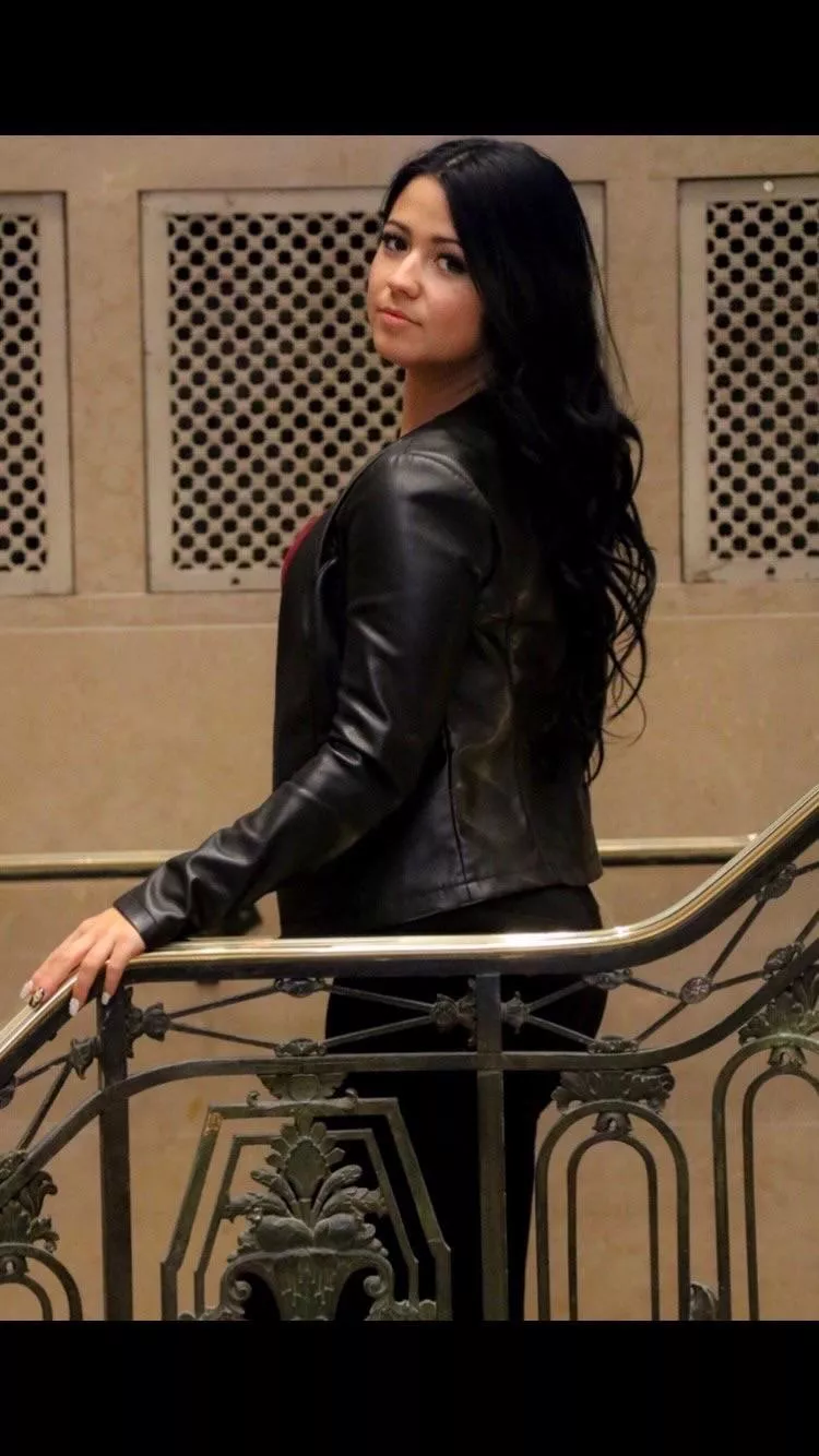 Here’s my first leather jacket!