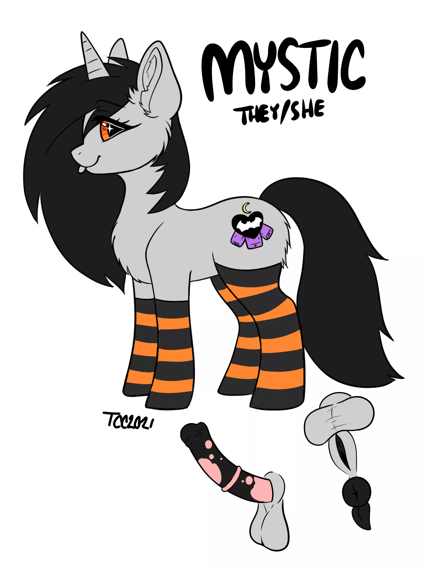 Here's My Little Pony sona 🖤🧡 (I) #(TheCreatureCorner)