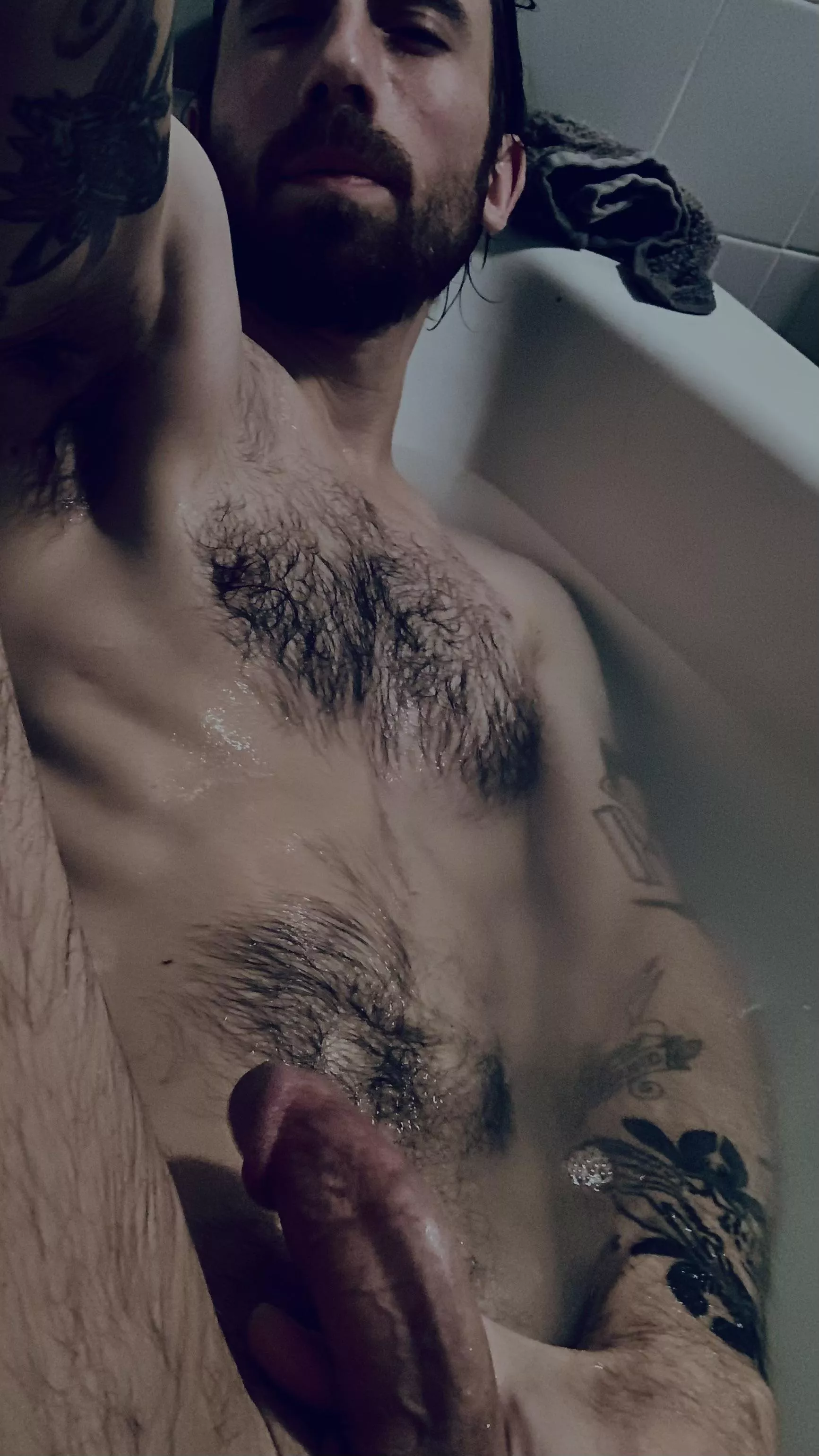 Hey, hand me the soap?