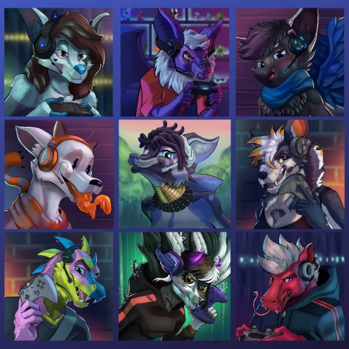 Hey hey! ICON COMMISSIONS OPEN! 30$. Dm me for it😁 These are my gamers❤️ What have you been playing lately??