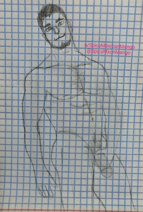 Hey, his eyes are up there! But anyways, look all you want lol