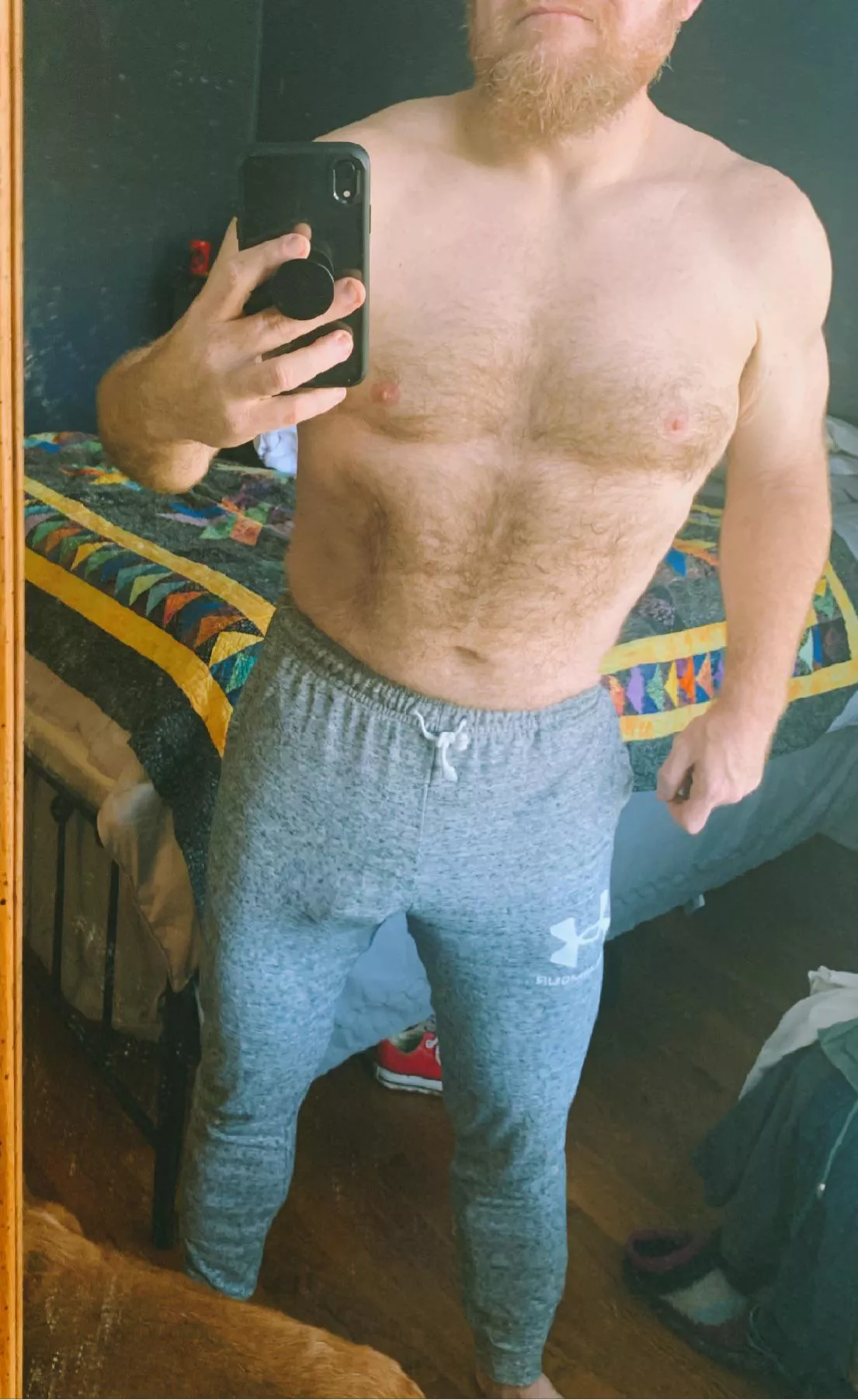 Hey. I think your package got here babe.