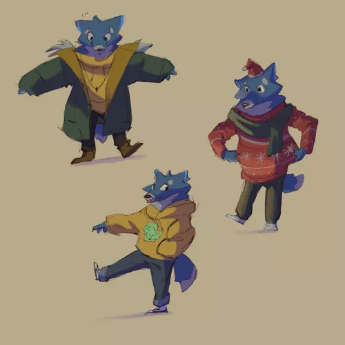 Hi! everyone! , I'm pretty new to the fandom, so I am just wondering where people in the fandom usually hang out online. I've been trying to be more engaging also this is my fursona (Art by me) haven't got a name for him yet. I wanna hear some of your