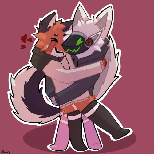 hi hello, people of r/furry, i'm posting this here and not just on r/furryartschool as i'm really proud of it (art by me)