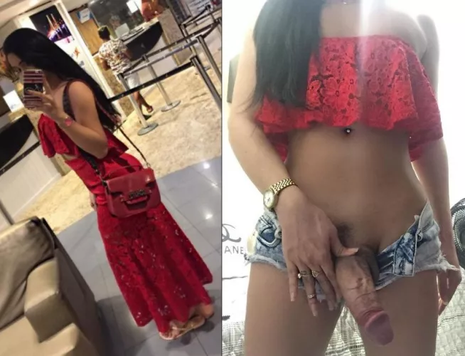 Hiding secret under dress