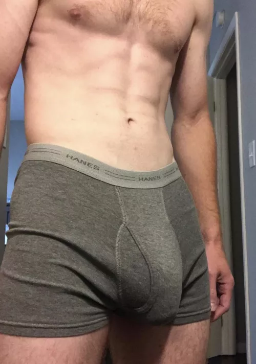 Hiding this in khakis at work can be rough when I’m thinking of you 😉