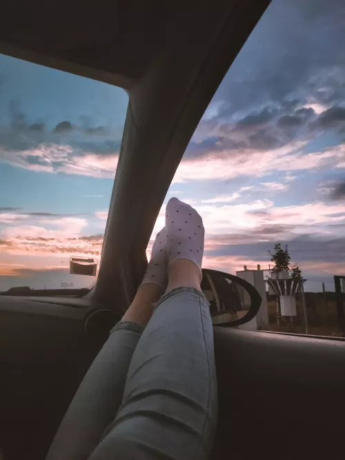 High up in the sky