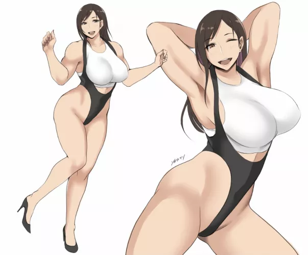 Highleg Leotard Workout Excitement (Shibusun) [Original]
