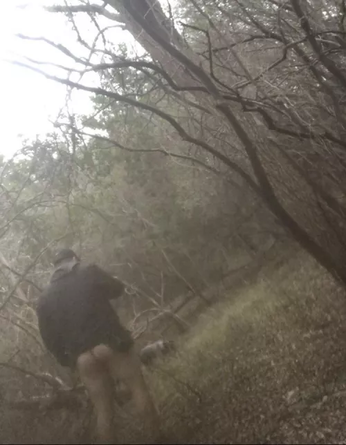 Hiking with no pants is the best feeling