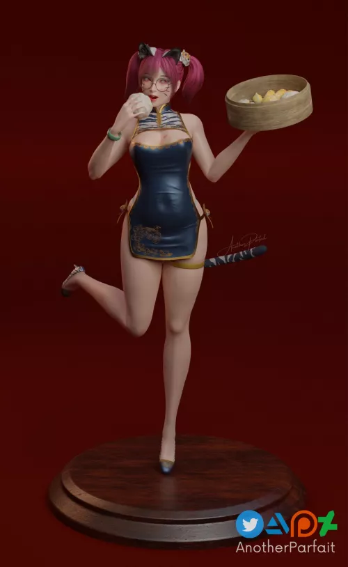 Hilda in her CNY dress by AnotherParfait [OC]