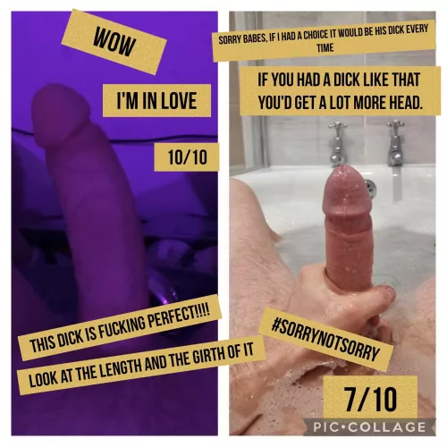 His gf rated me!