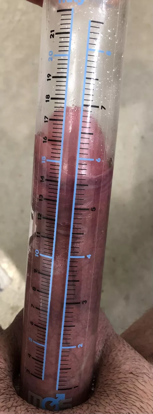 Hit that 7” mark!! Assuming that’s progress!! When I started pumping I was barely hitting 6.25”.