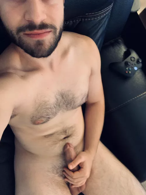Hit the joystick