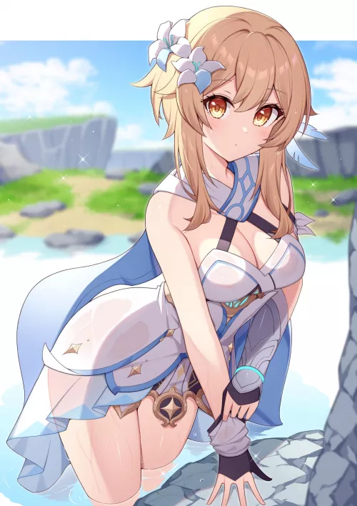 Hmm I wonder what aether thinks about his sister lumine become or looks like an idol