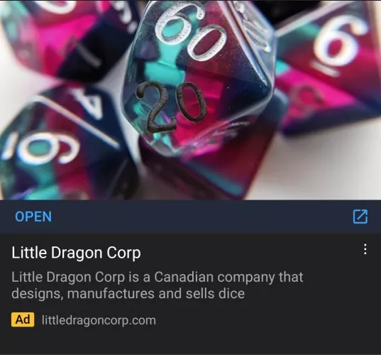 Hmmmm, an adjective dragon company that pours plastic to make colorful toys... familiar