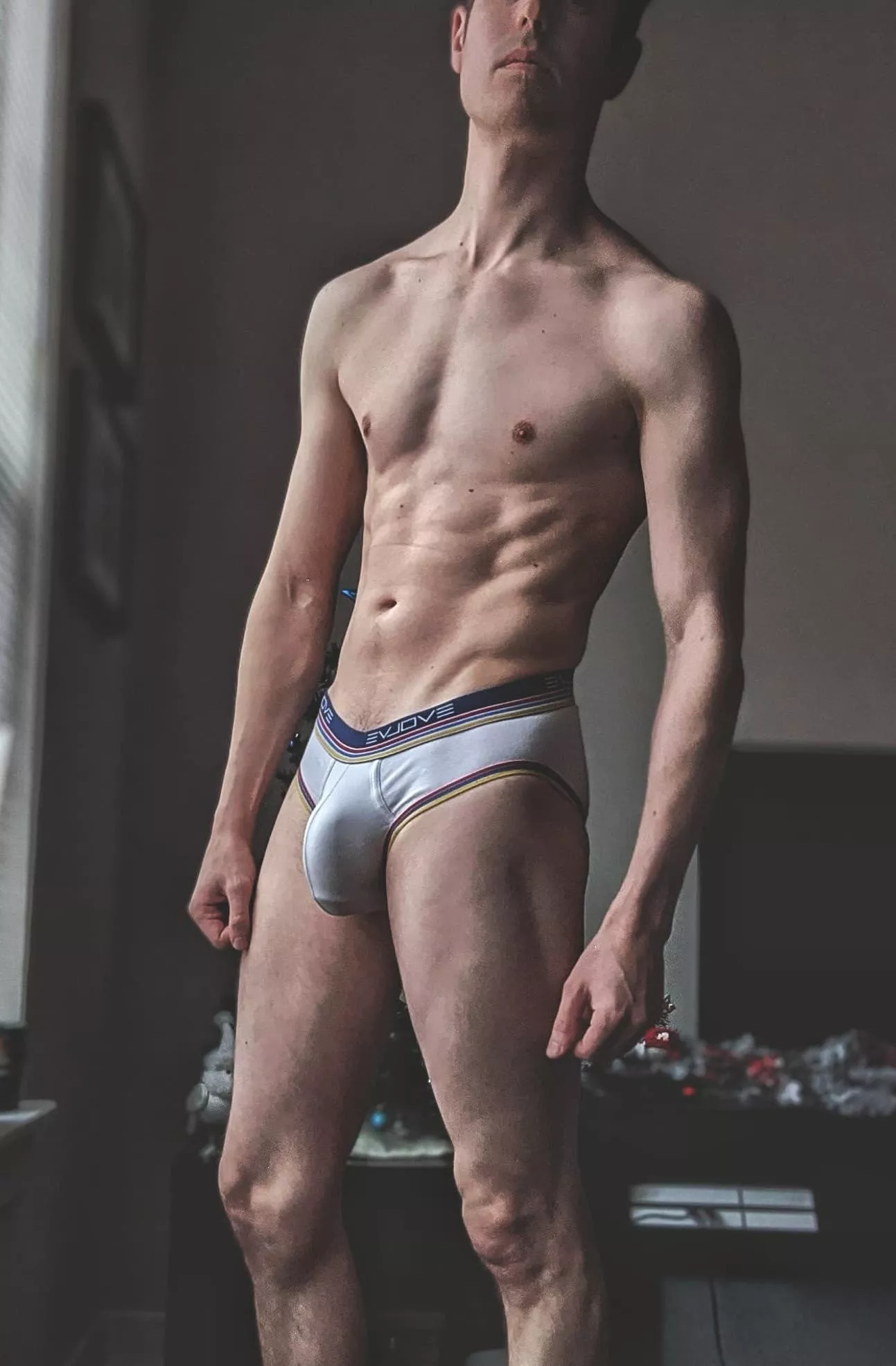 Holiday break means walking around the apartment in my underwear all day