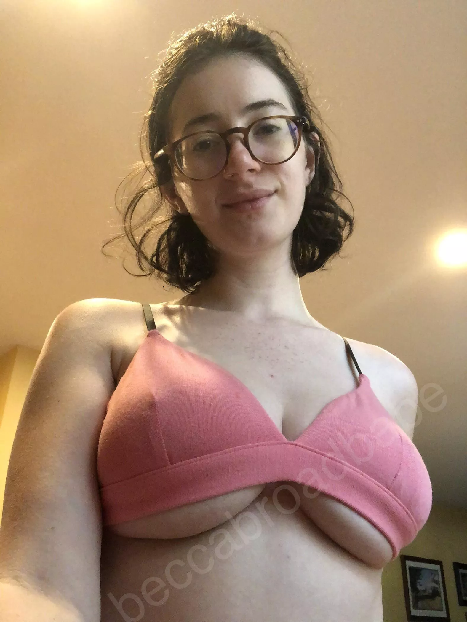 home alone better wear my too tiny bras around ;)