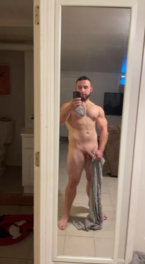 Hope I get you soaked watching me dry off ๐