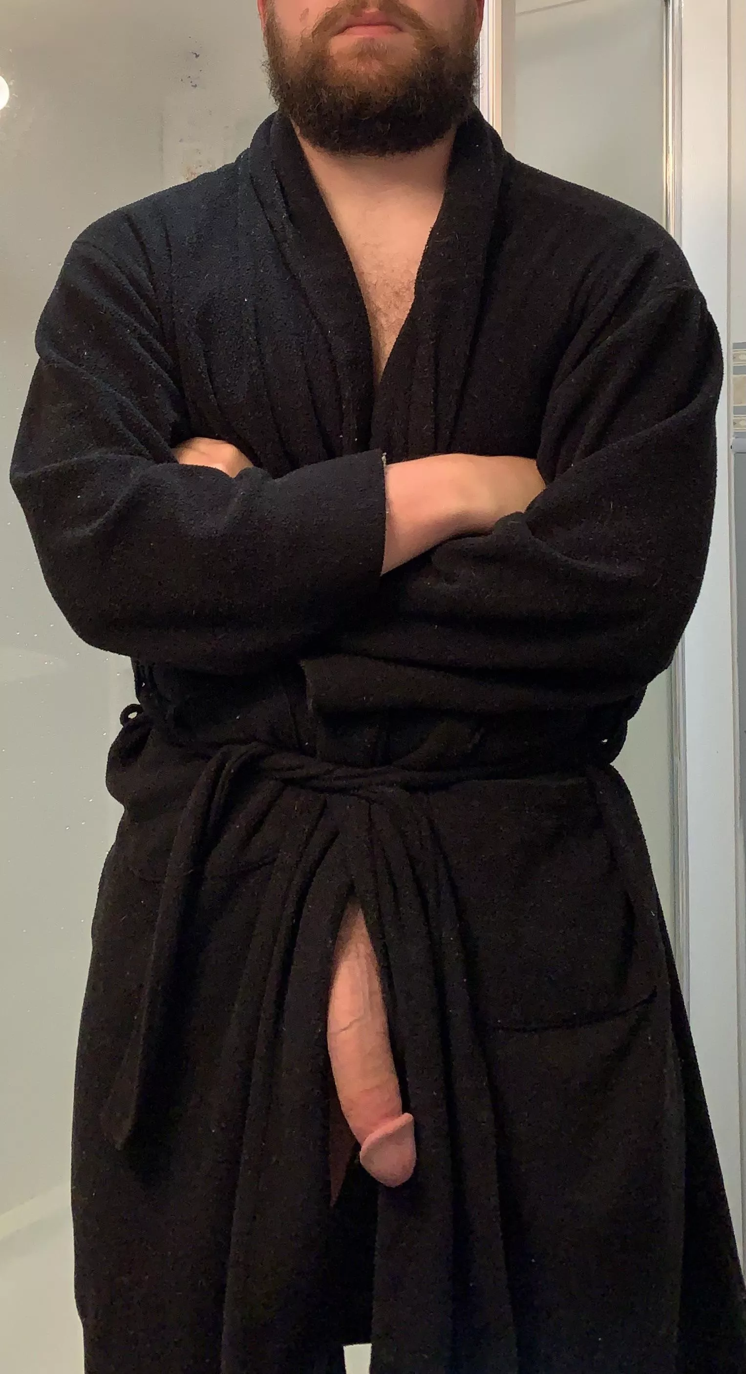 Hope it’s okay if I’m in a robe like 99% of the time. Hope it’s okay if I’m in a robe like 99% of the time.