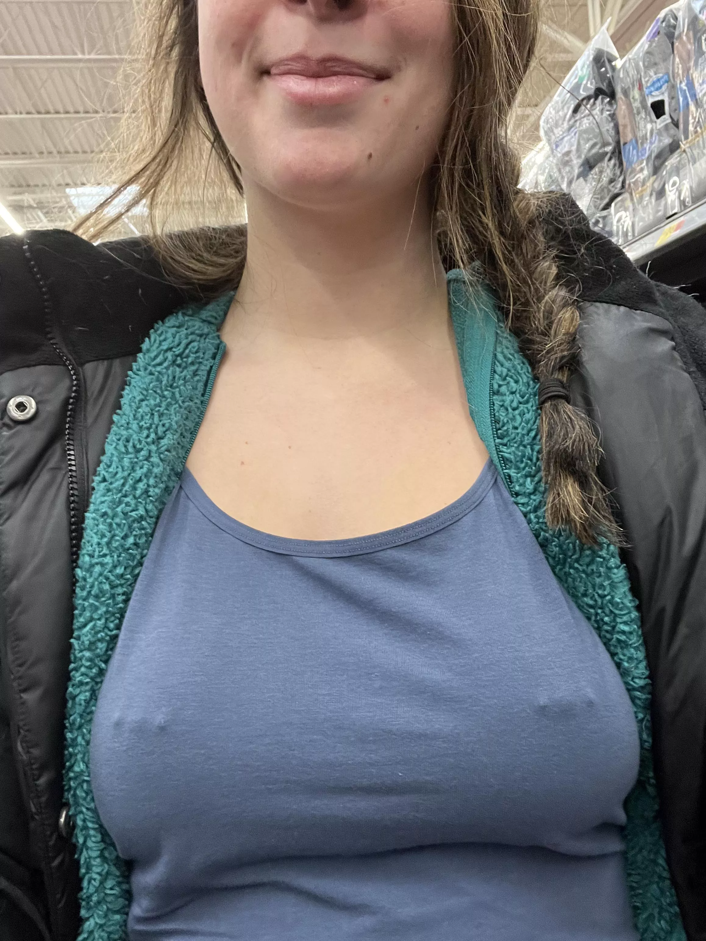 Hope Walmart doesn’t mind them poking out