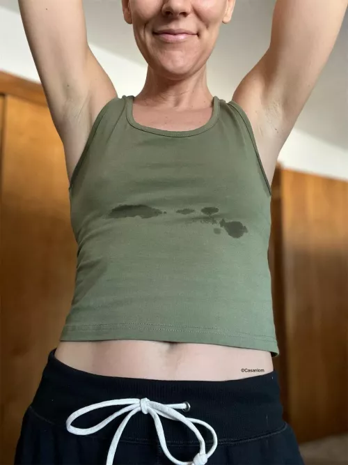 Hope you don’t mind post workout pits.