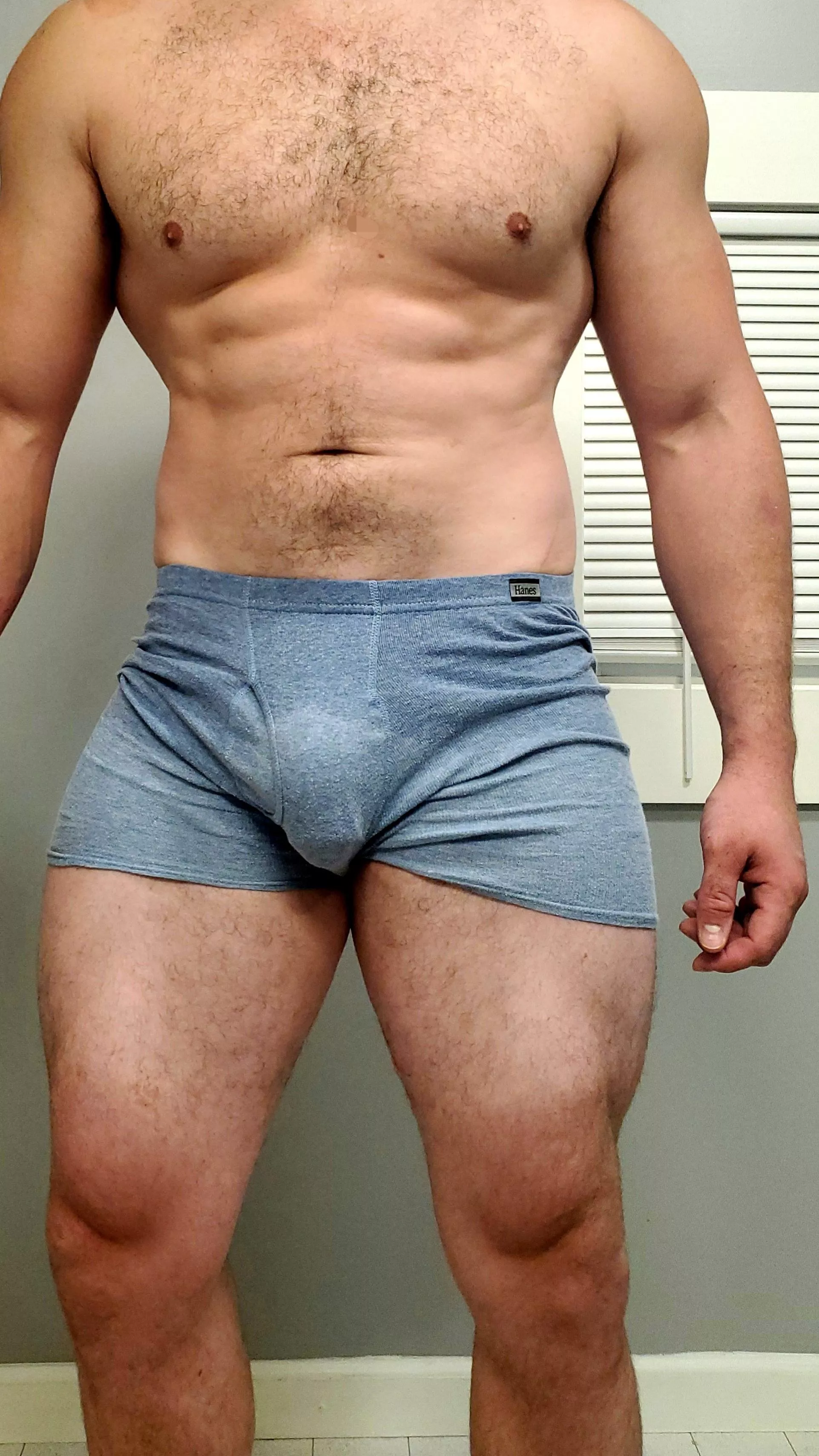 Hopefully the sweaty post workout Hanes are acceptable here? 😅