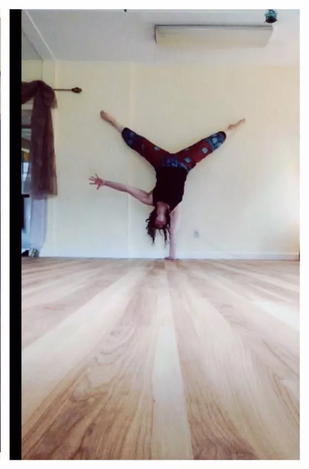 Hoping it’s obvious I’m doing yoga in this one [f]