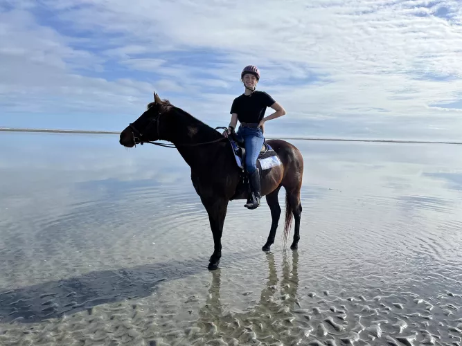 horseback on the beach - combining my favorite places :)