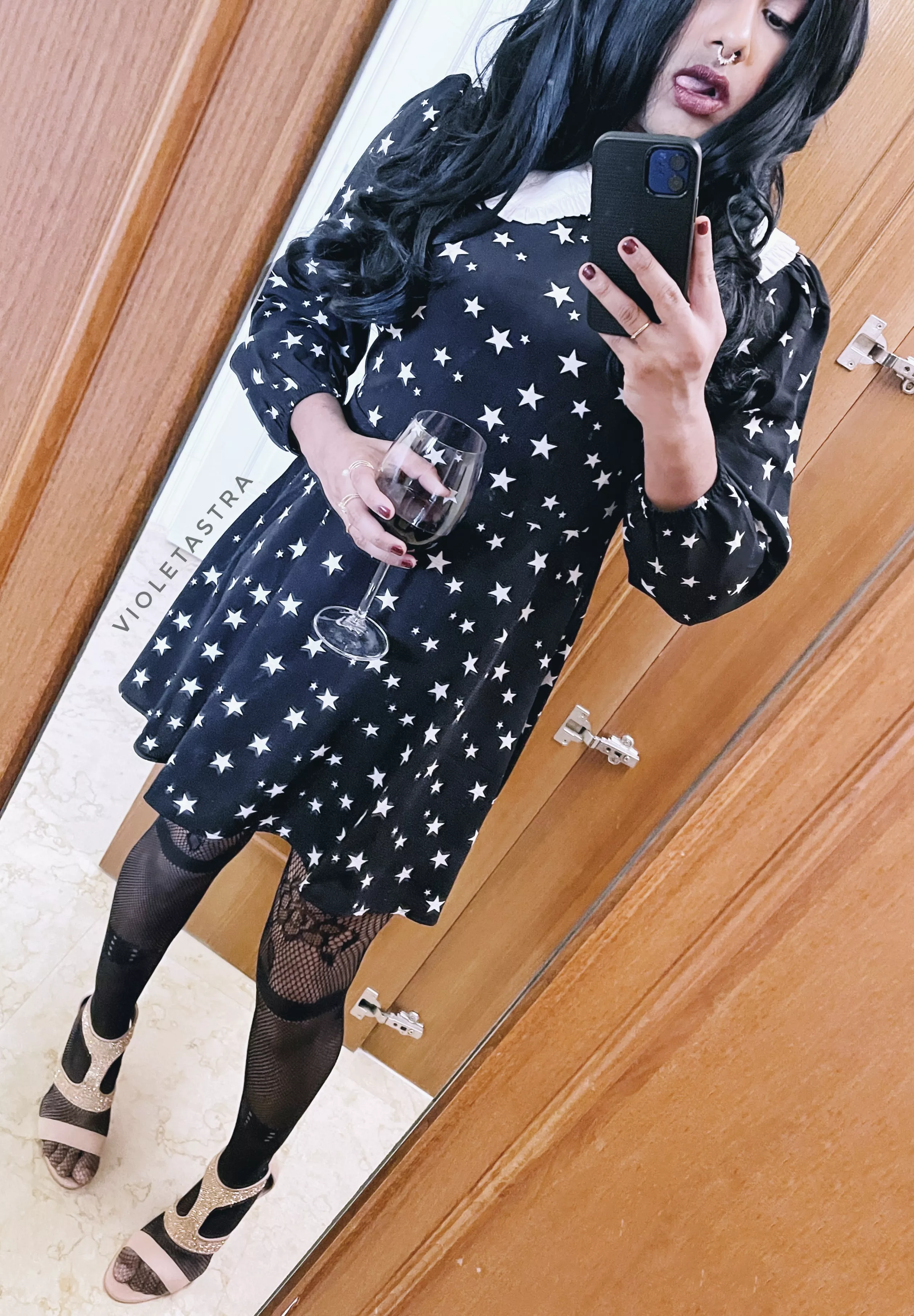 Hosted a party as the housewife - they all loved the starry dress 🎀