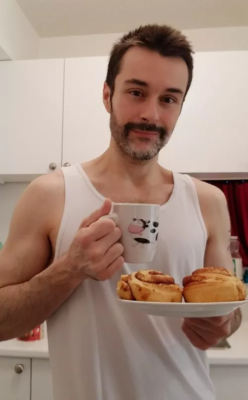 hot cocoa and cinnamon rolls?