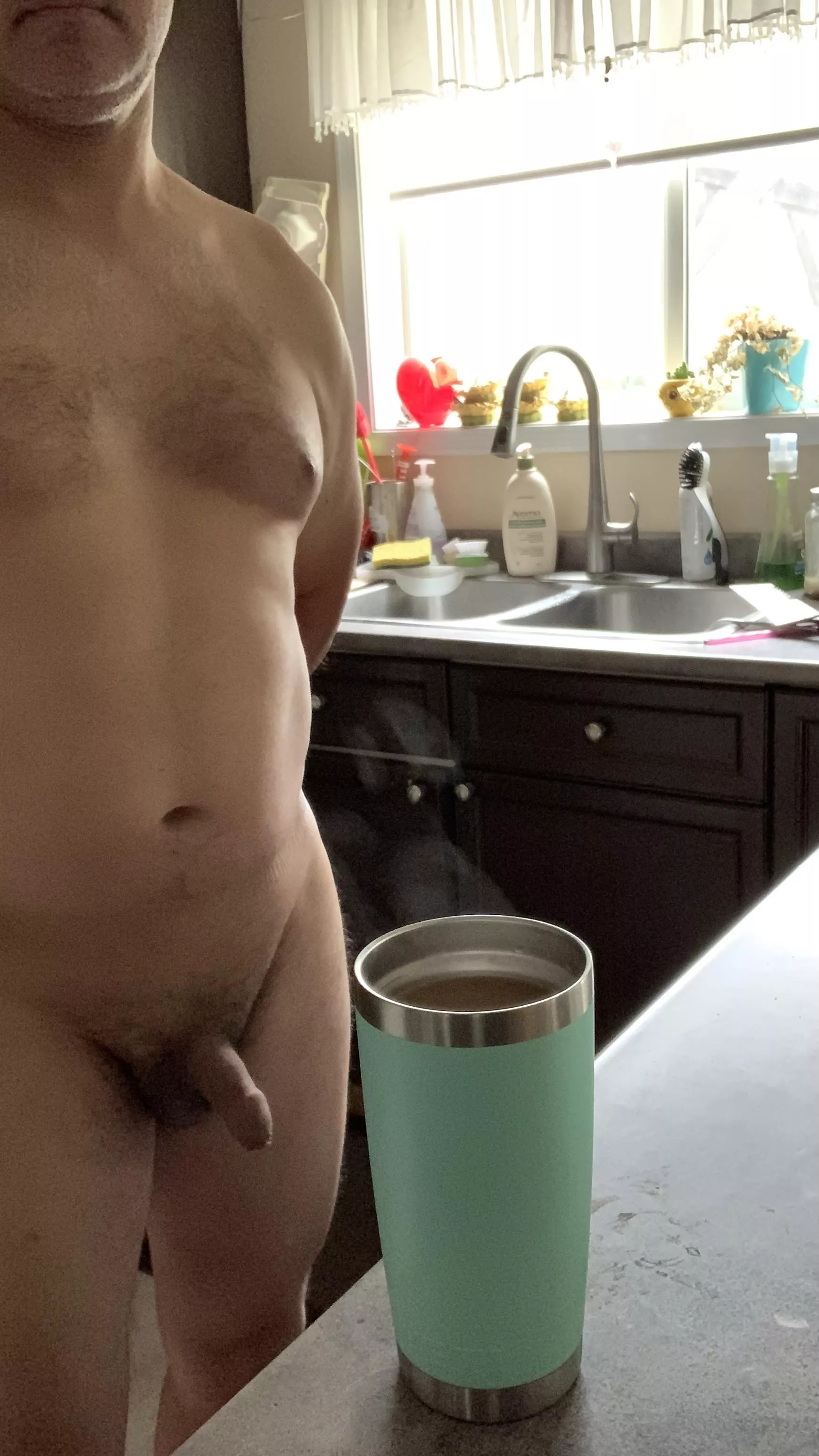 Hot coffee on a cool Sunday morning needed to warm up. Unless you can think of some other ways. Hot coffee on a cool Sunday morning needed to warm up. Unless you can think of some other ways.