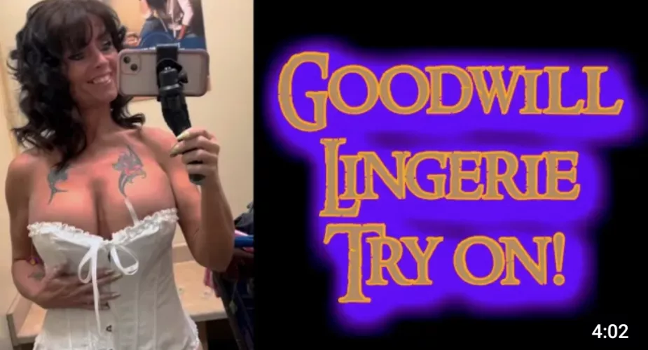 Hot milf doing a try on. The link is in the comments