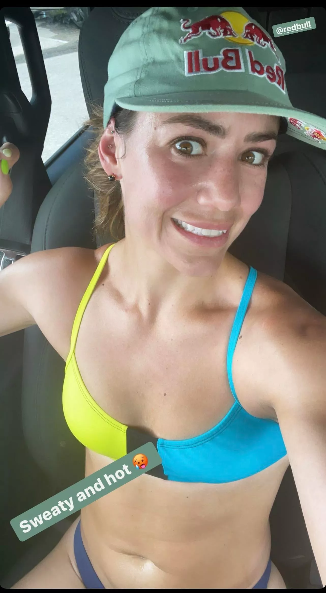 hot sweaty Camille Leblanc Bazinet