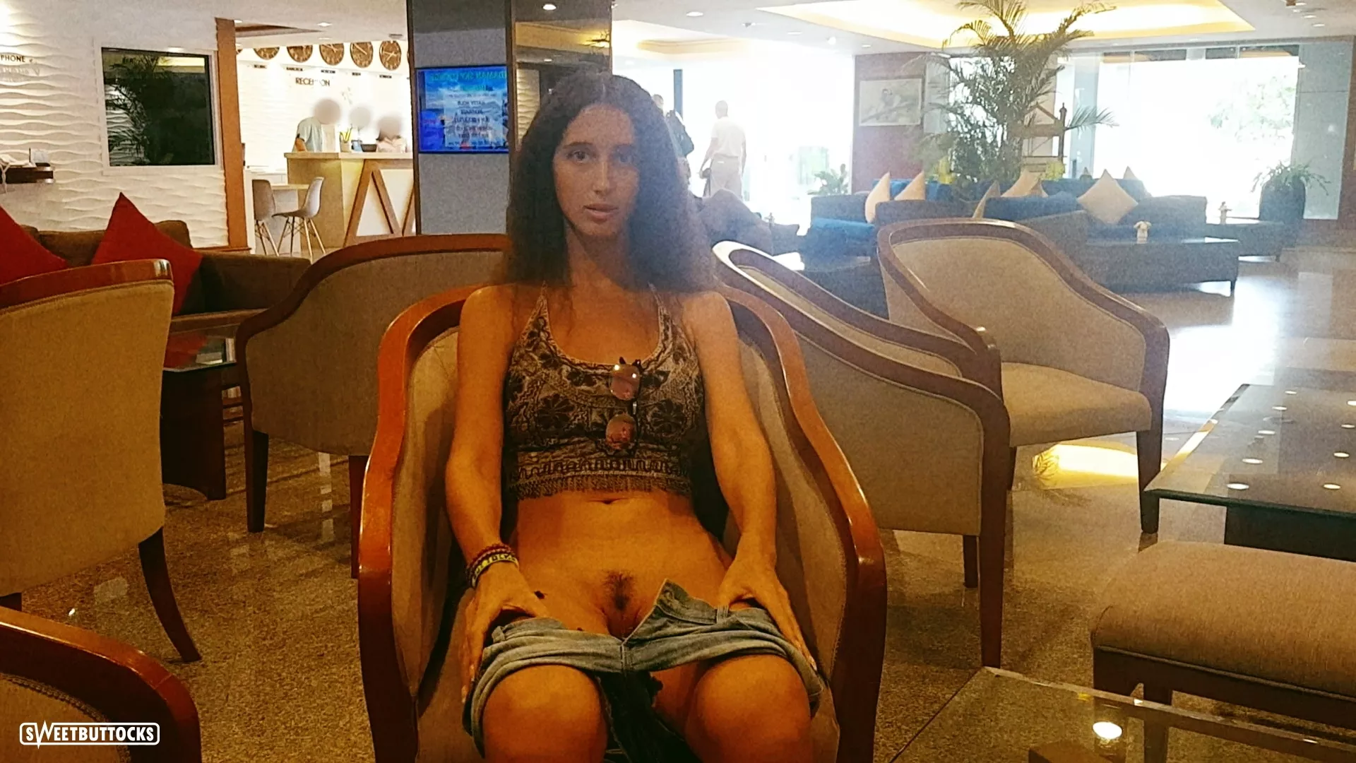 Hotel lobby in Paris!