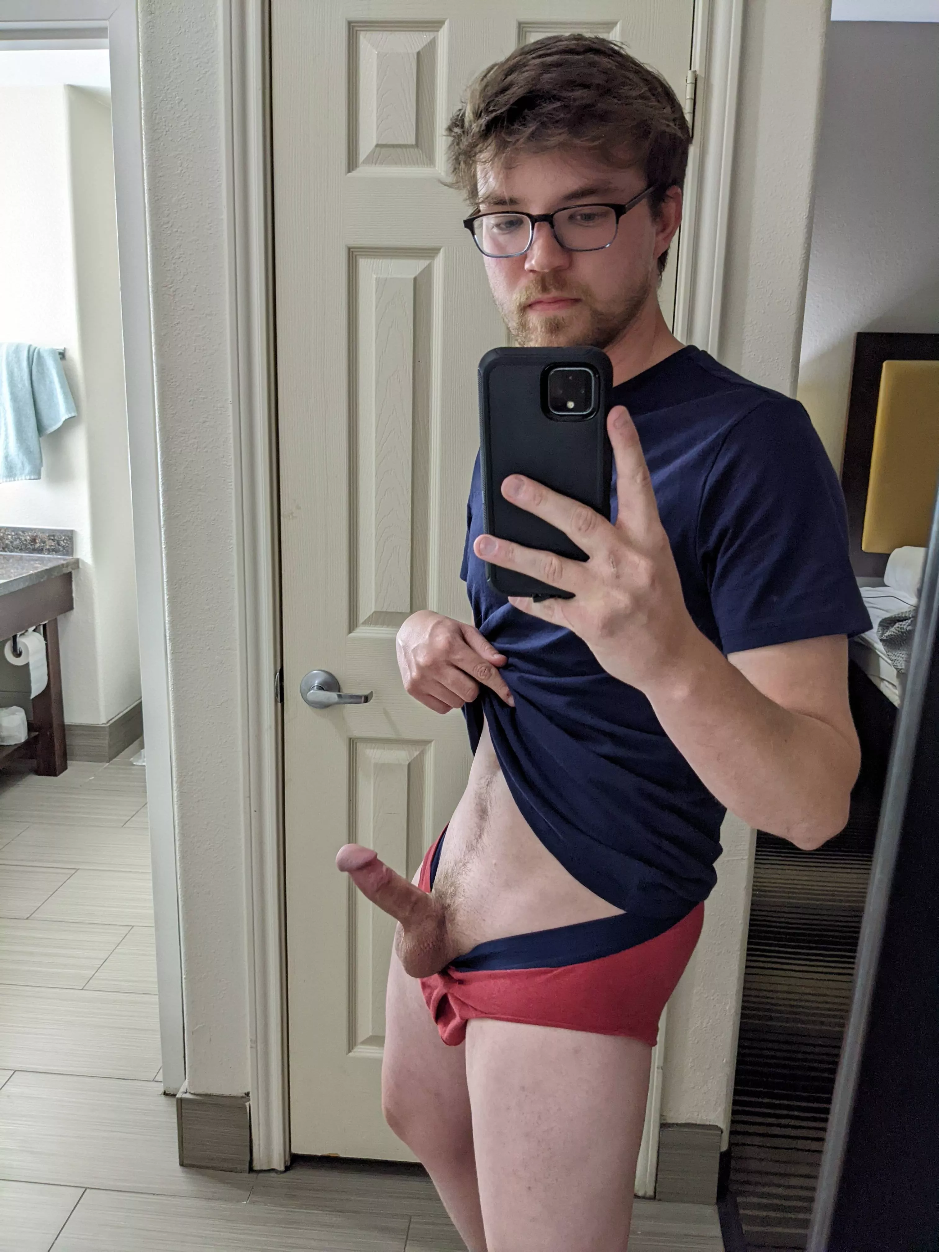Hotel selfie