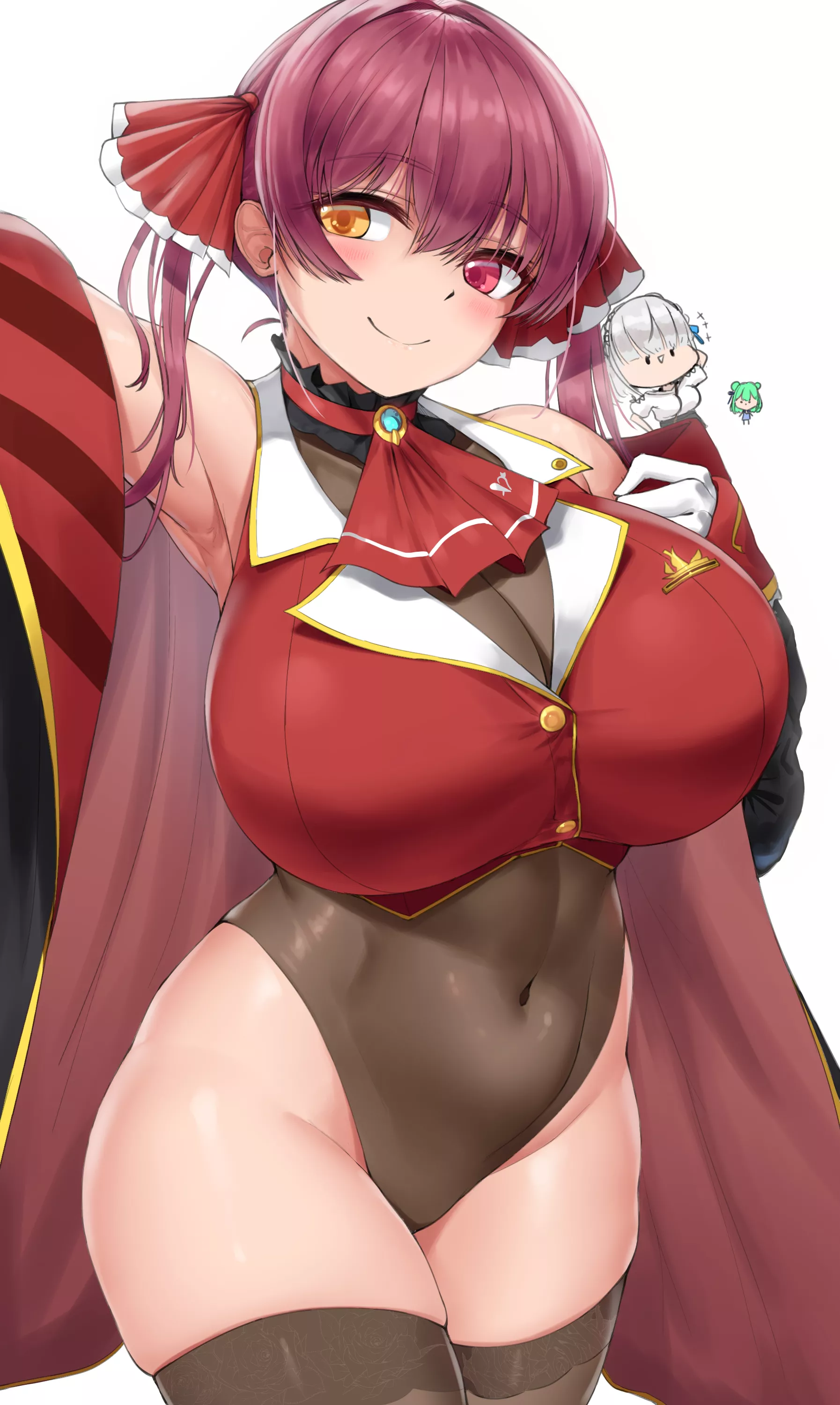 Houshou Marine Lewd Body Taking Off Her Jacket (Cho!cho!) [Hololive]