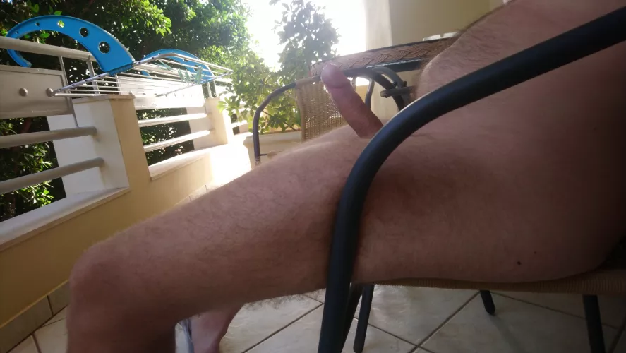 How about some breakfast at the balcony?