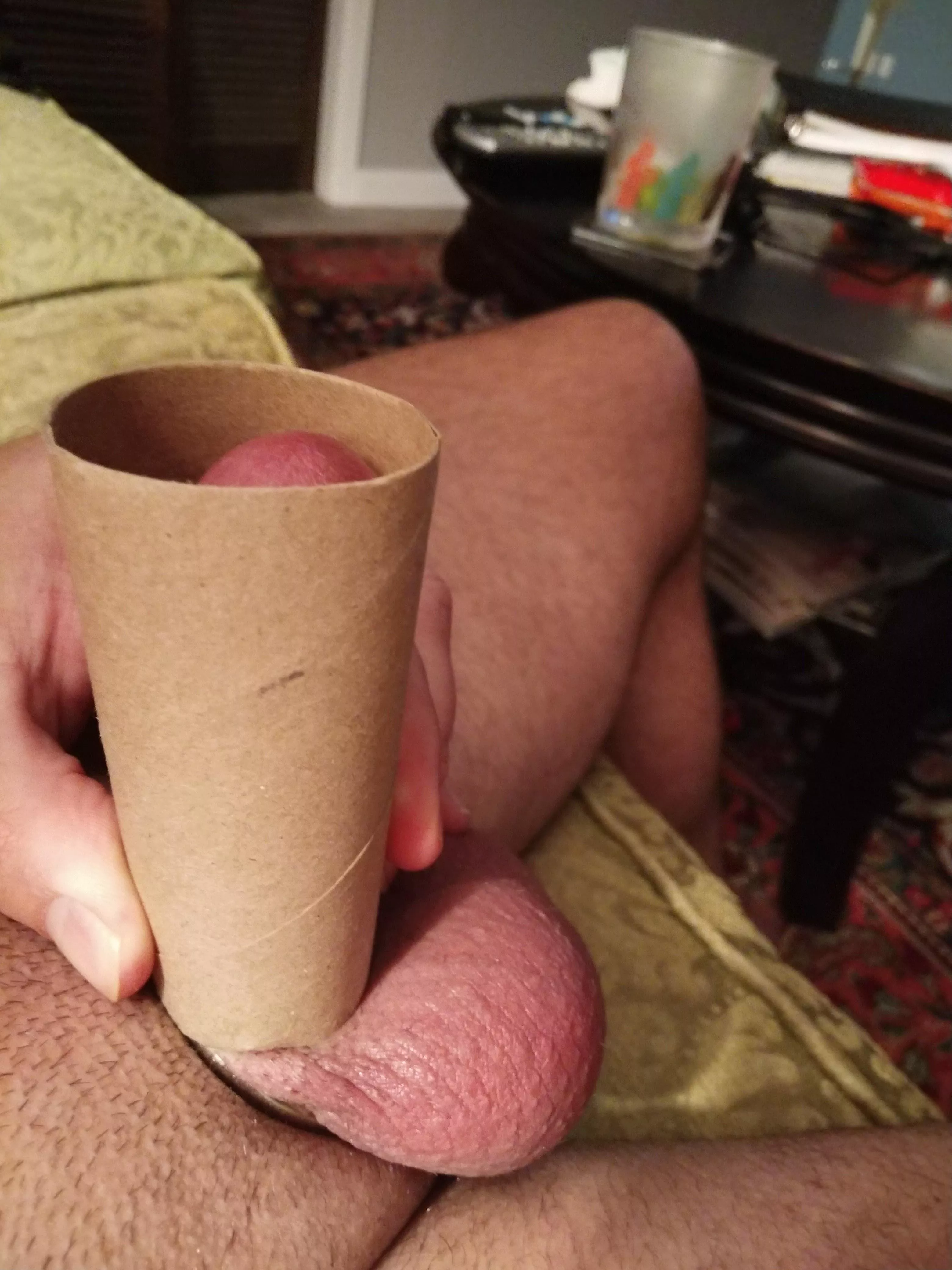 How about that? Losing the TP roll challenge. How about that? Losing the TP roll challenge.