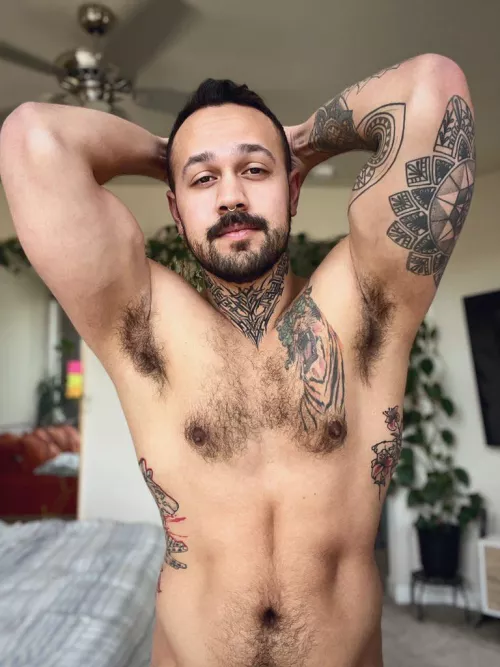 How about we get real sweaty and worship each other’s pits?