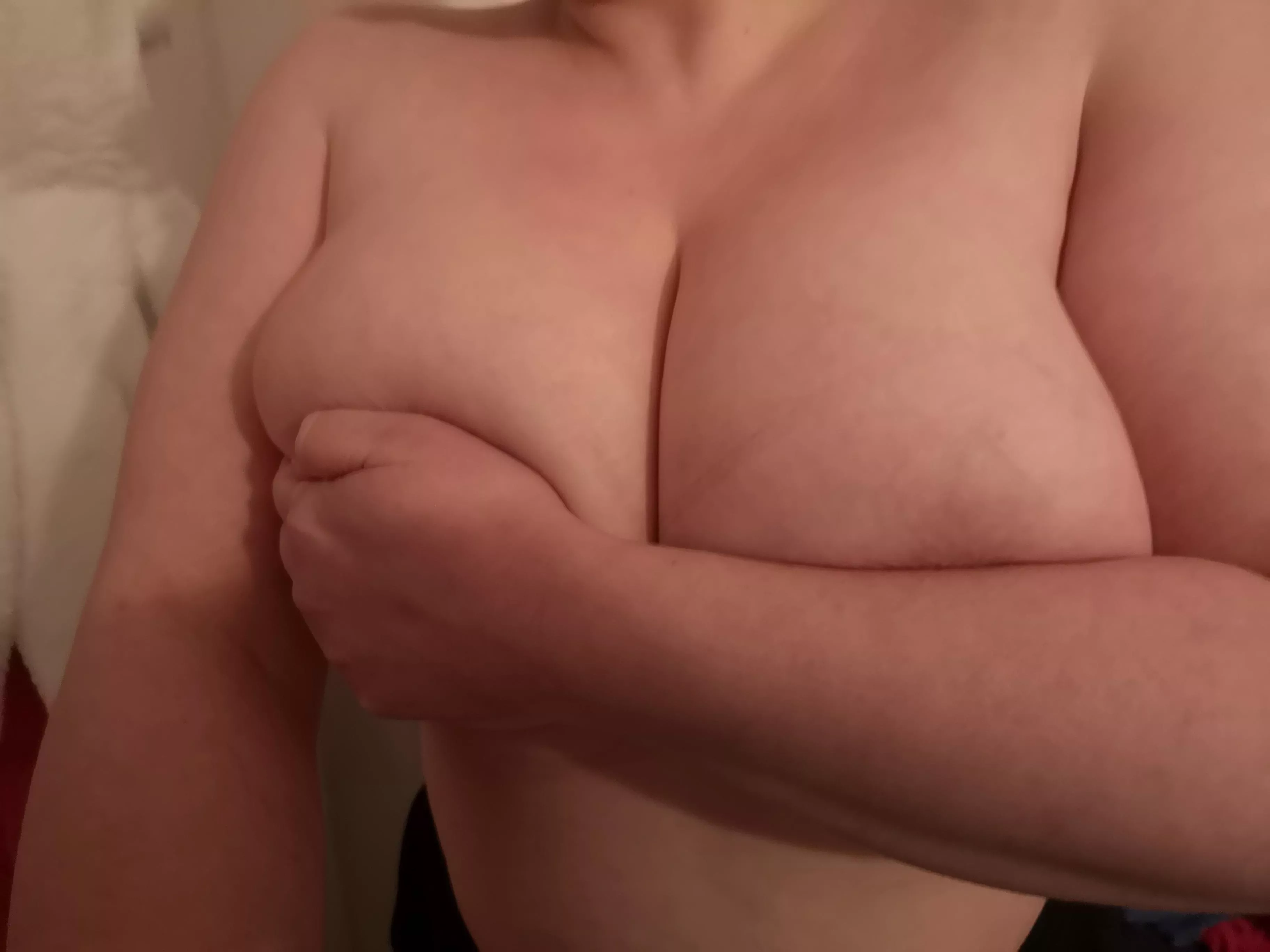 How am I doing? X not easy holding back E's with just one hand