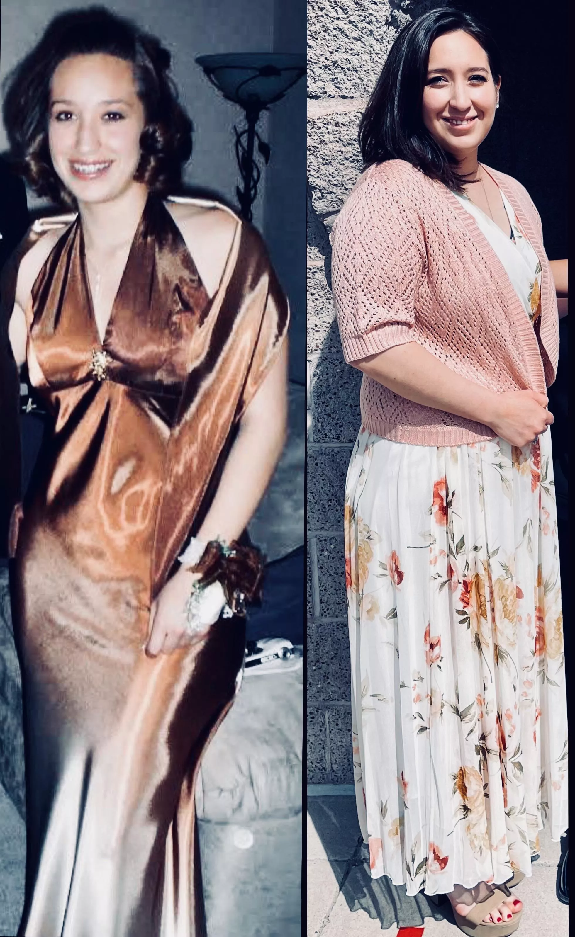 How are you taking her? Younger before marriage (left) or older post marriage and a kid(right)? I’d love to know.