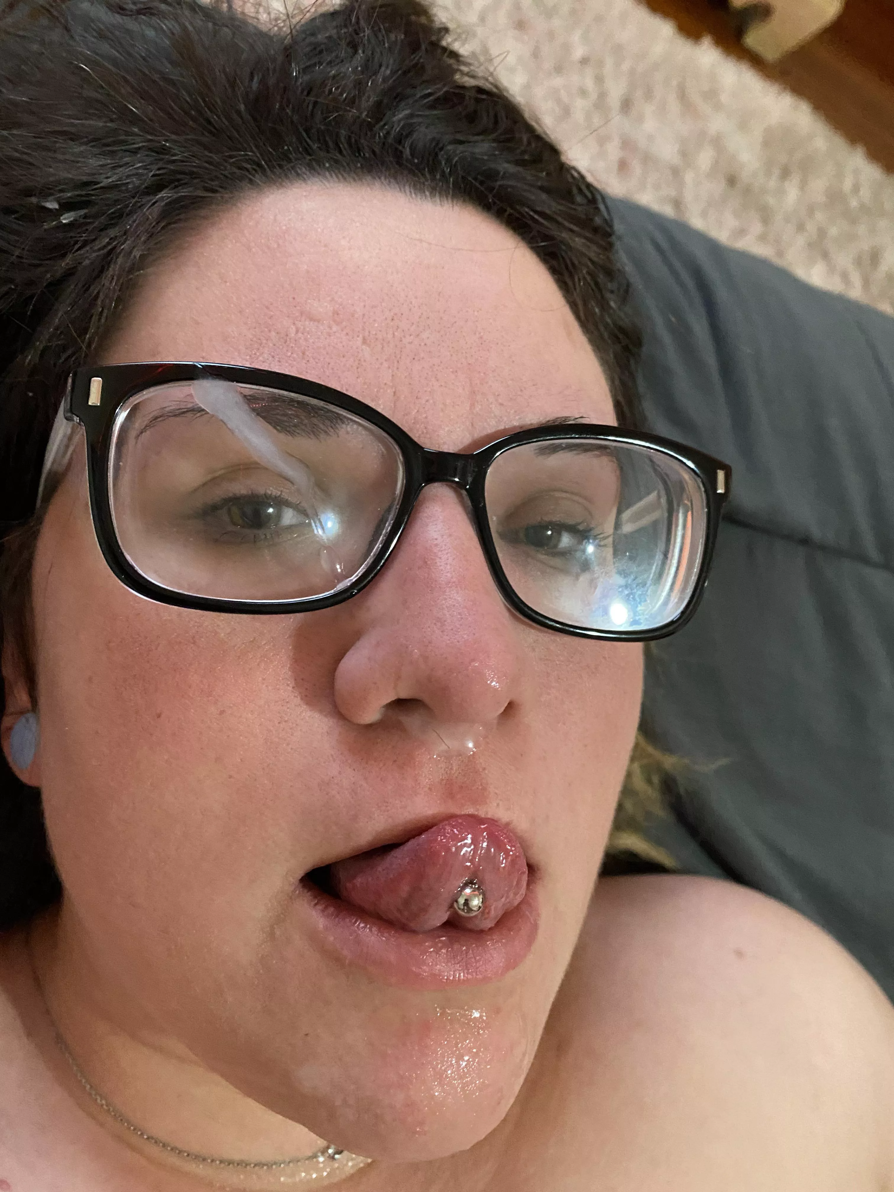 How do I look with a load on my face?