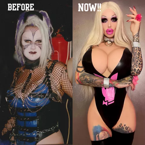 How do you like the results of my bimbofication?