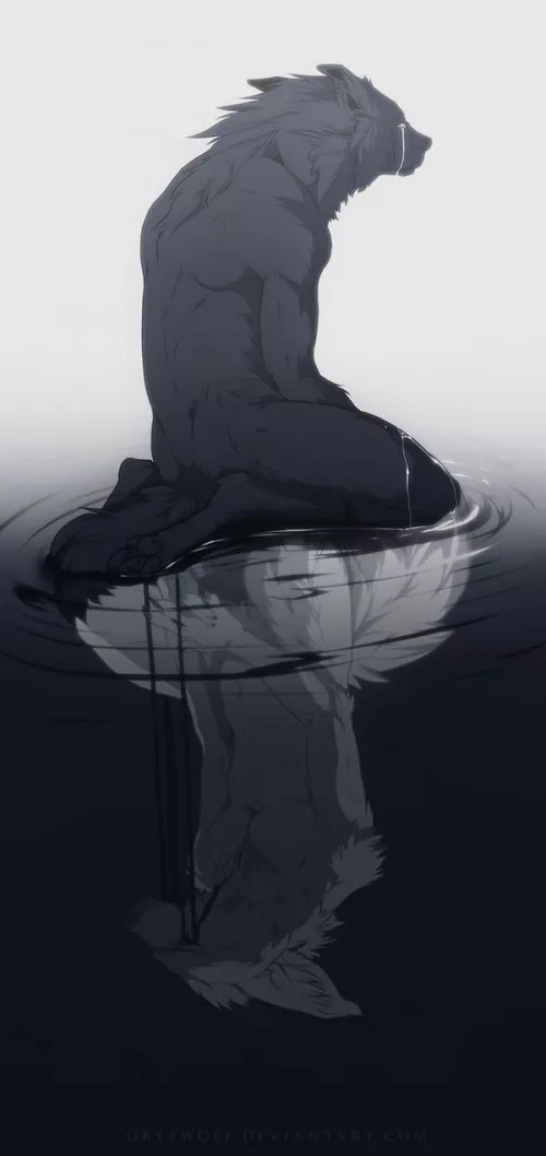 How I feel when others talk about furries and I can't budge in because I'm embarrassed(art by lupi e lupetti)