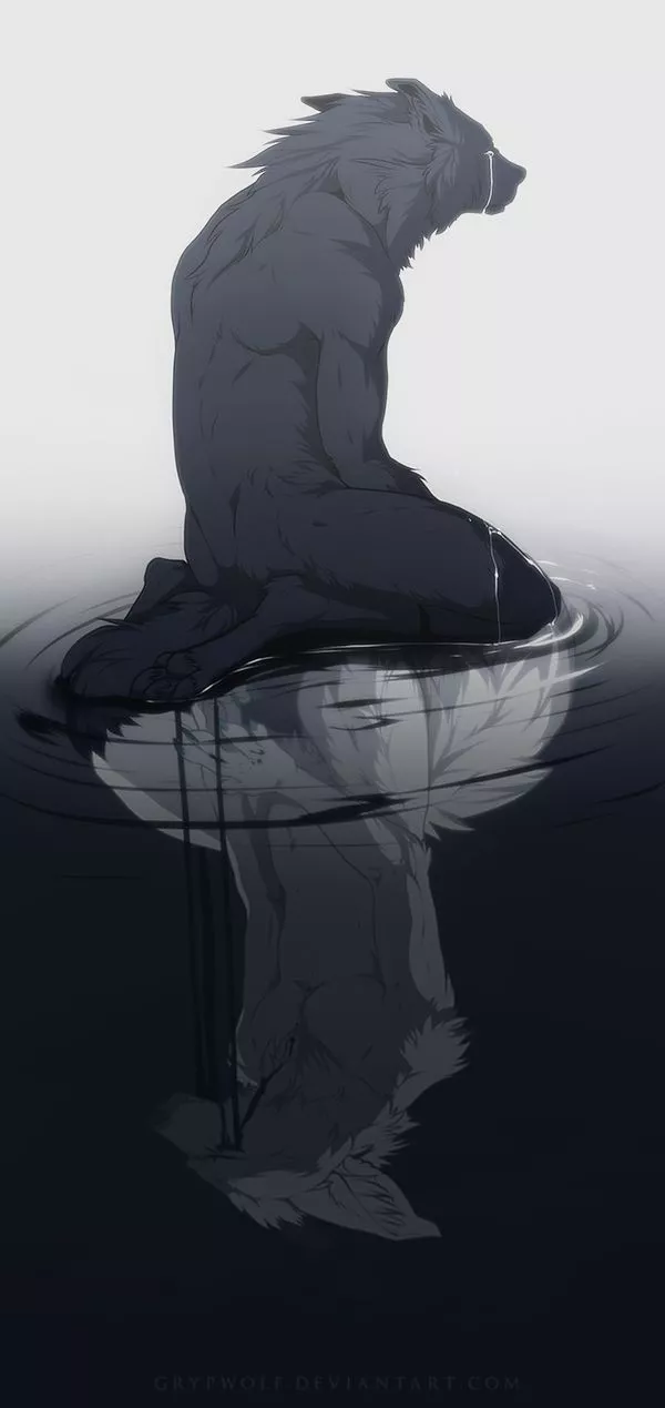 How I feel when others talk about furries and I can't budge in because I'm embarrassed(art by lupi e lupetti)