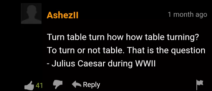 How table turn or not to turn?, that is the question How table turn or not to turn?, that is the question