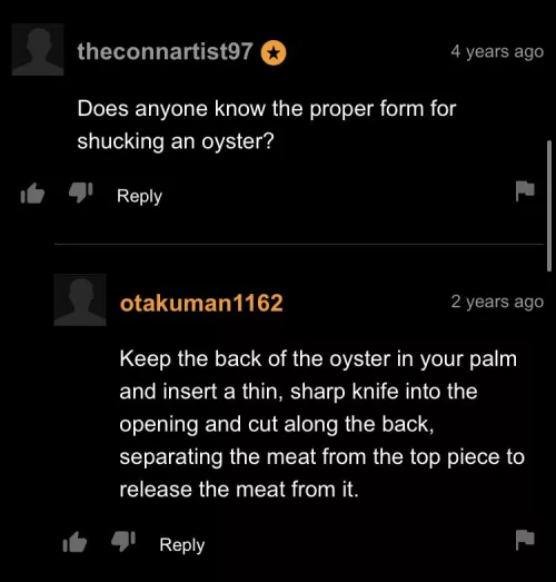 How to shuck an oyster