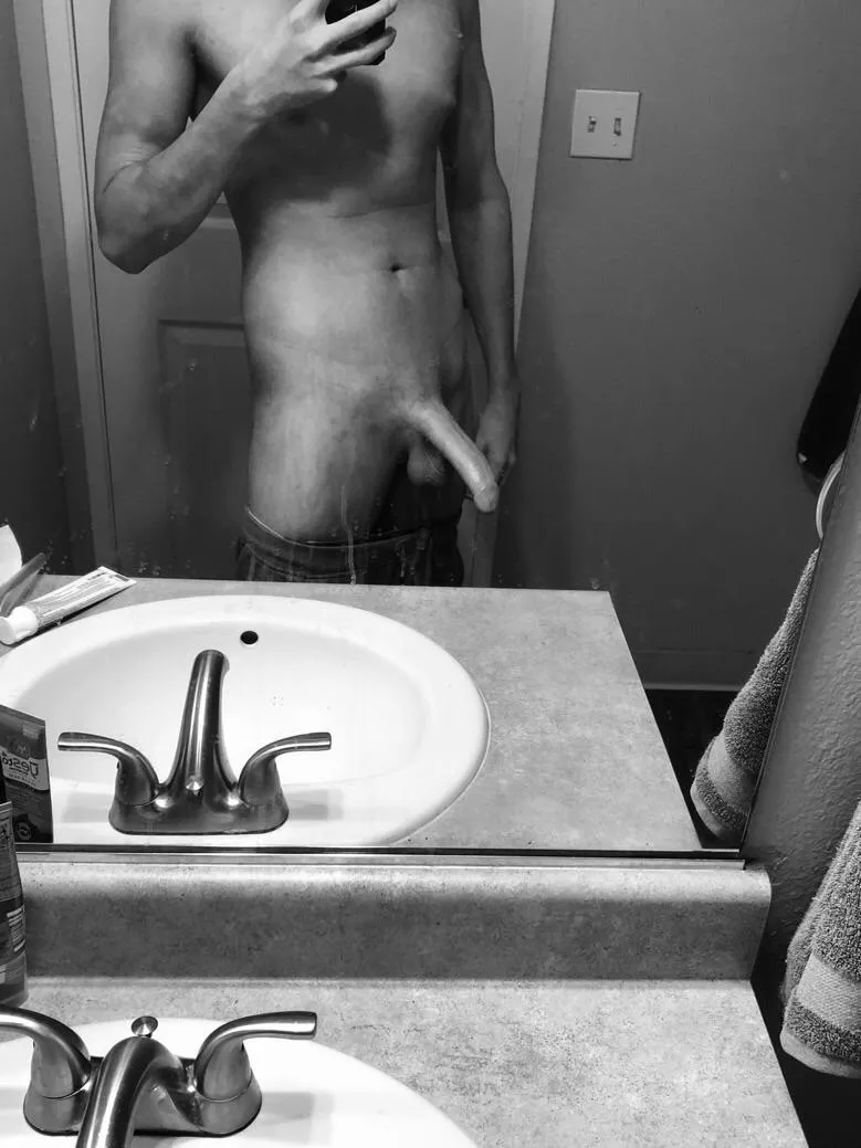 How’s my erect cock?