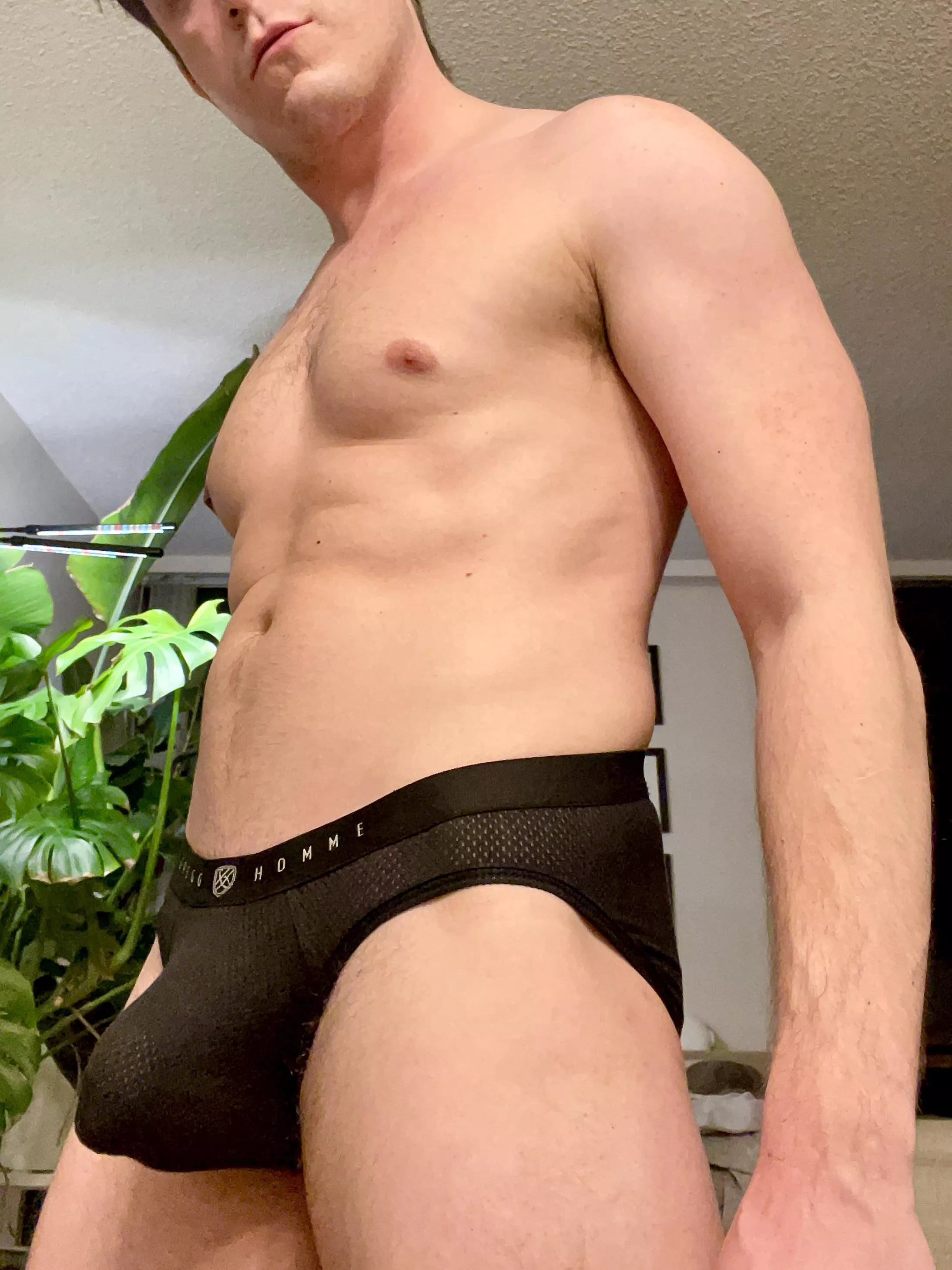 How’s the bulge on my new briefs?
