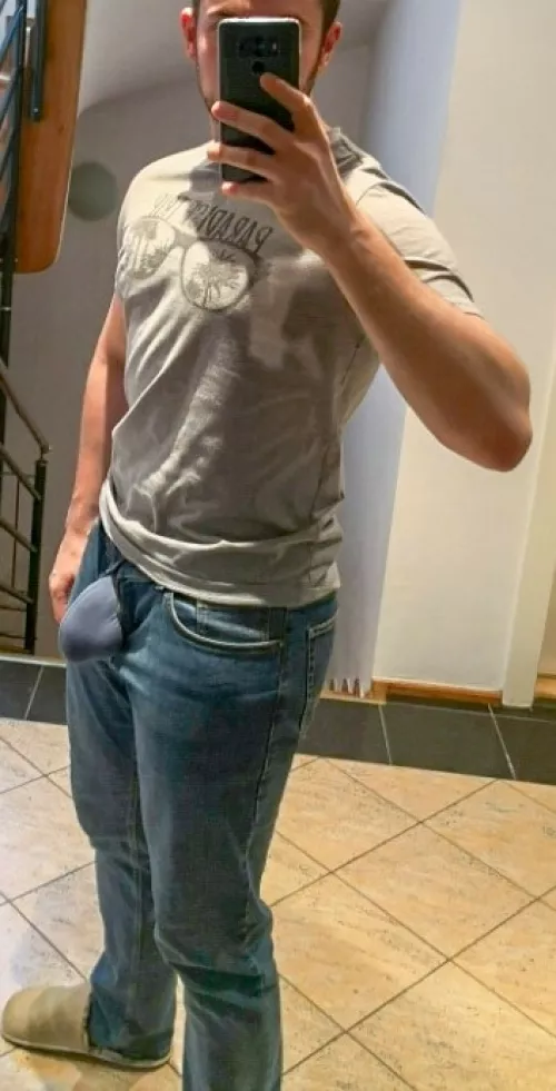 How's this supposed to fit in those? When I'm excited, it's even worse. Or better?